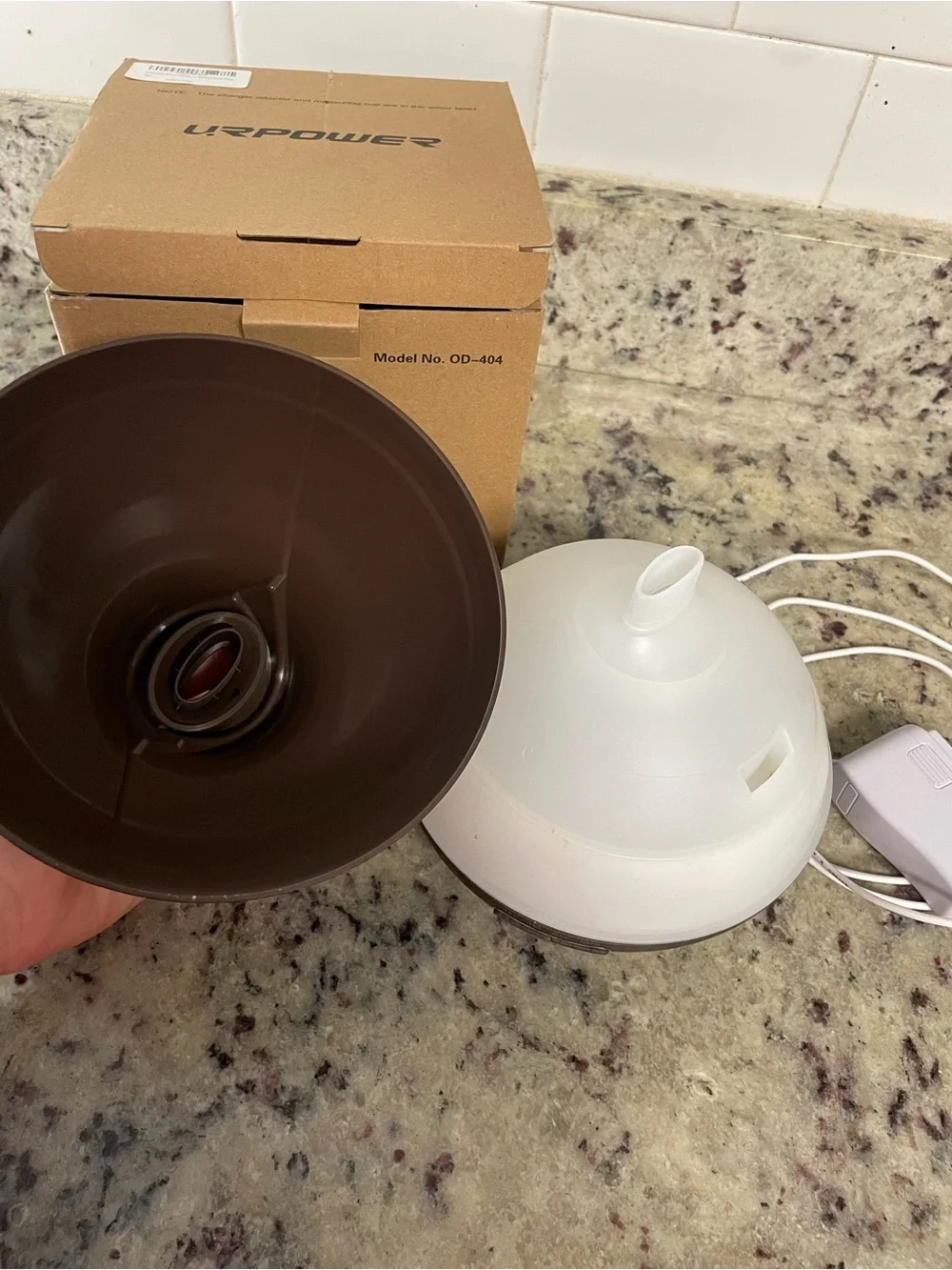 Dark Wood Grain Ultrasonic Dark Brown Aromatherapy Essential Oil Diffuser spa